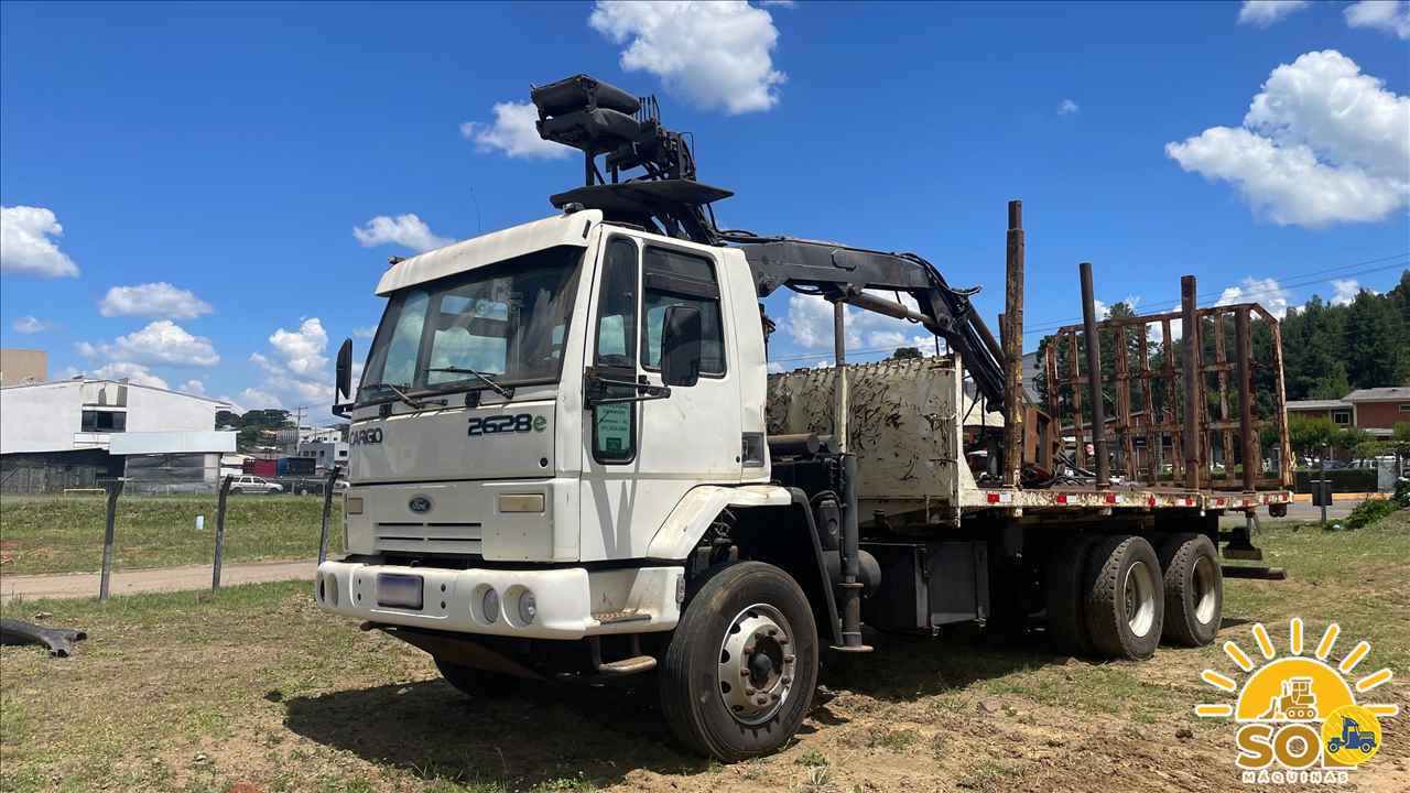 CAMINHAO FORD CARGO 2628 Grua Carroceria Truck 6x4 Sol Máquinas FRAIBURGO SANTA CATARINA SC